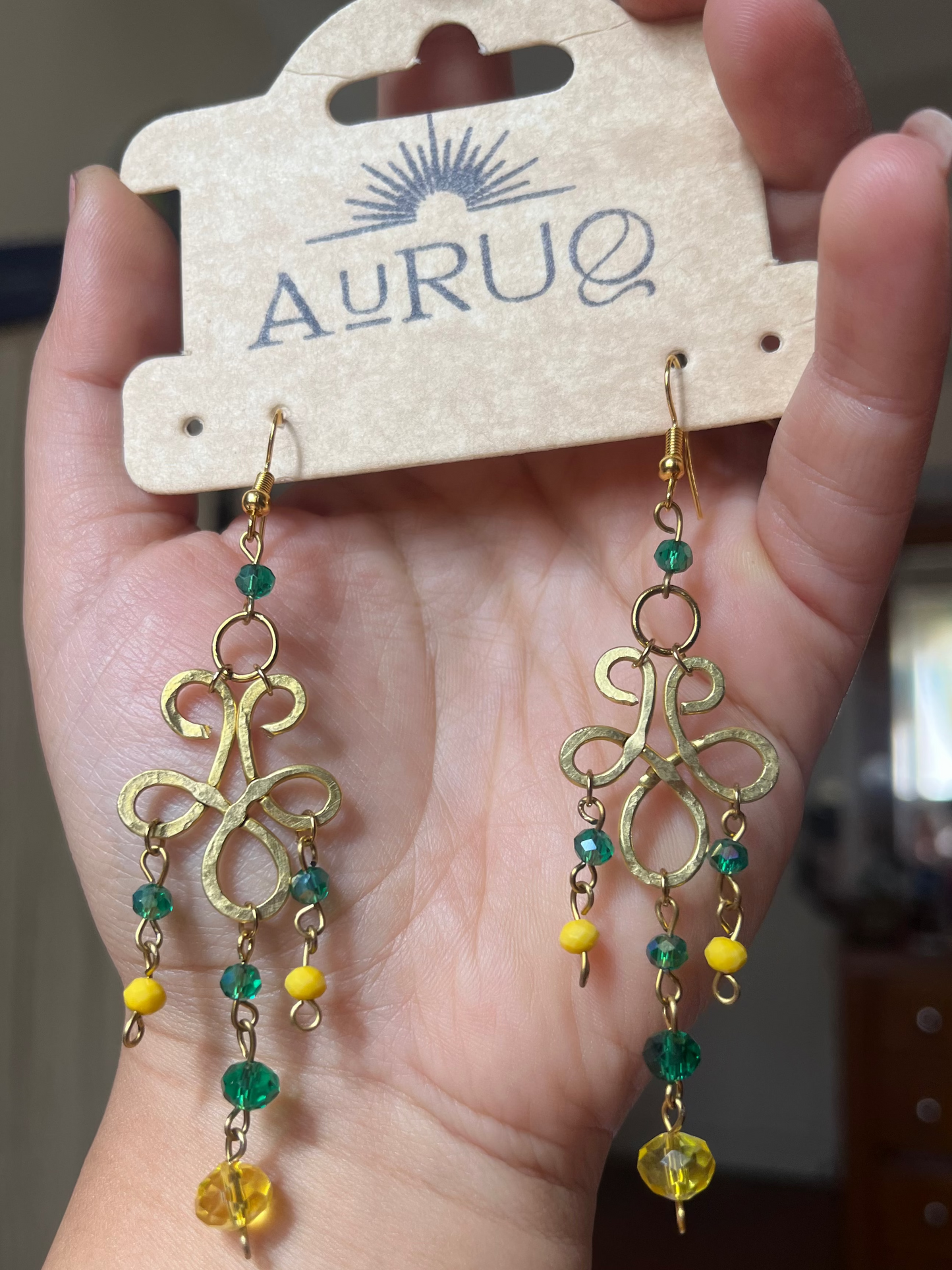 The anniversary earrings.