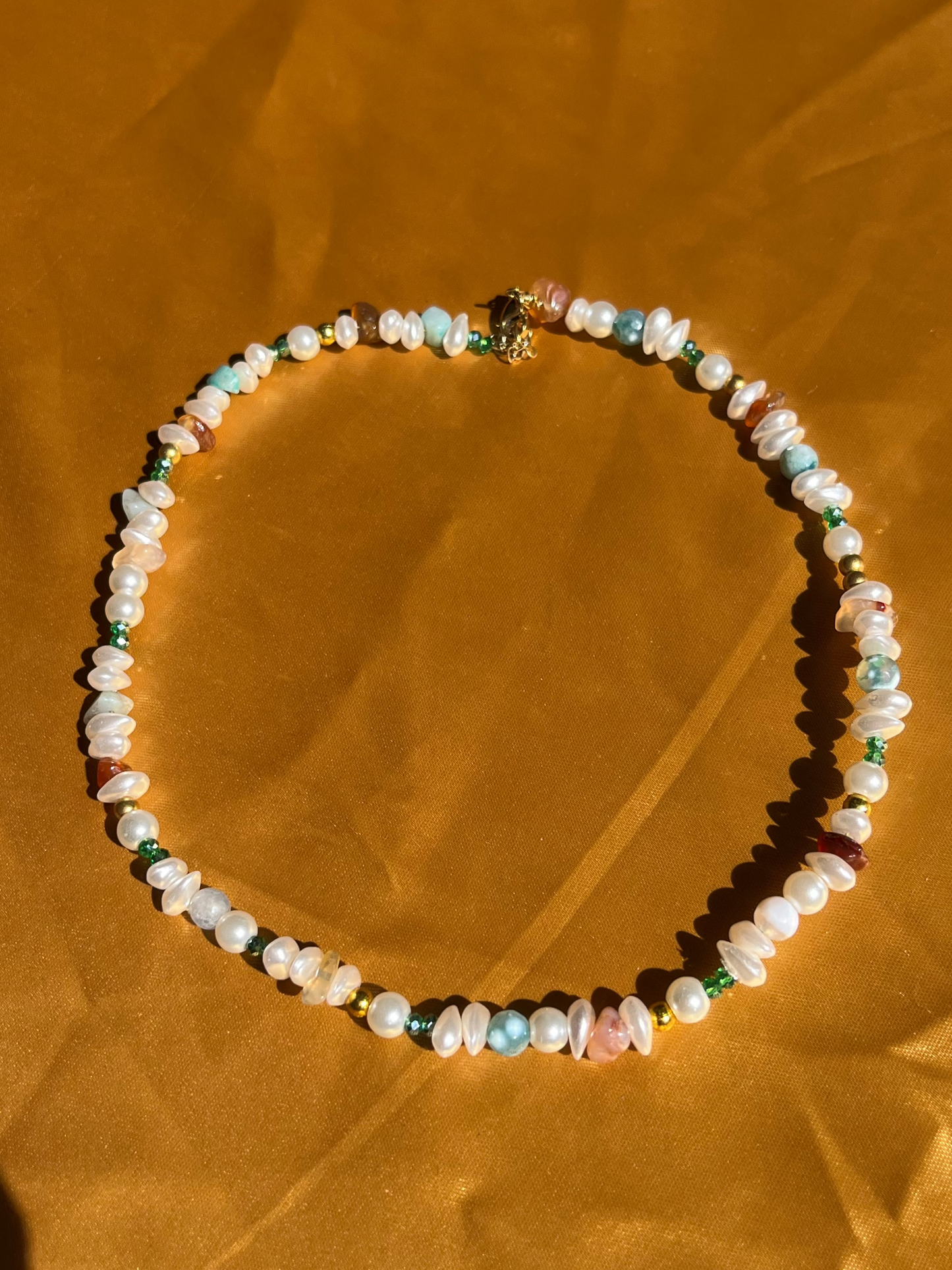 Beaded Short Necklace.