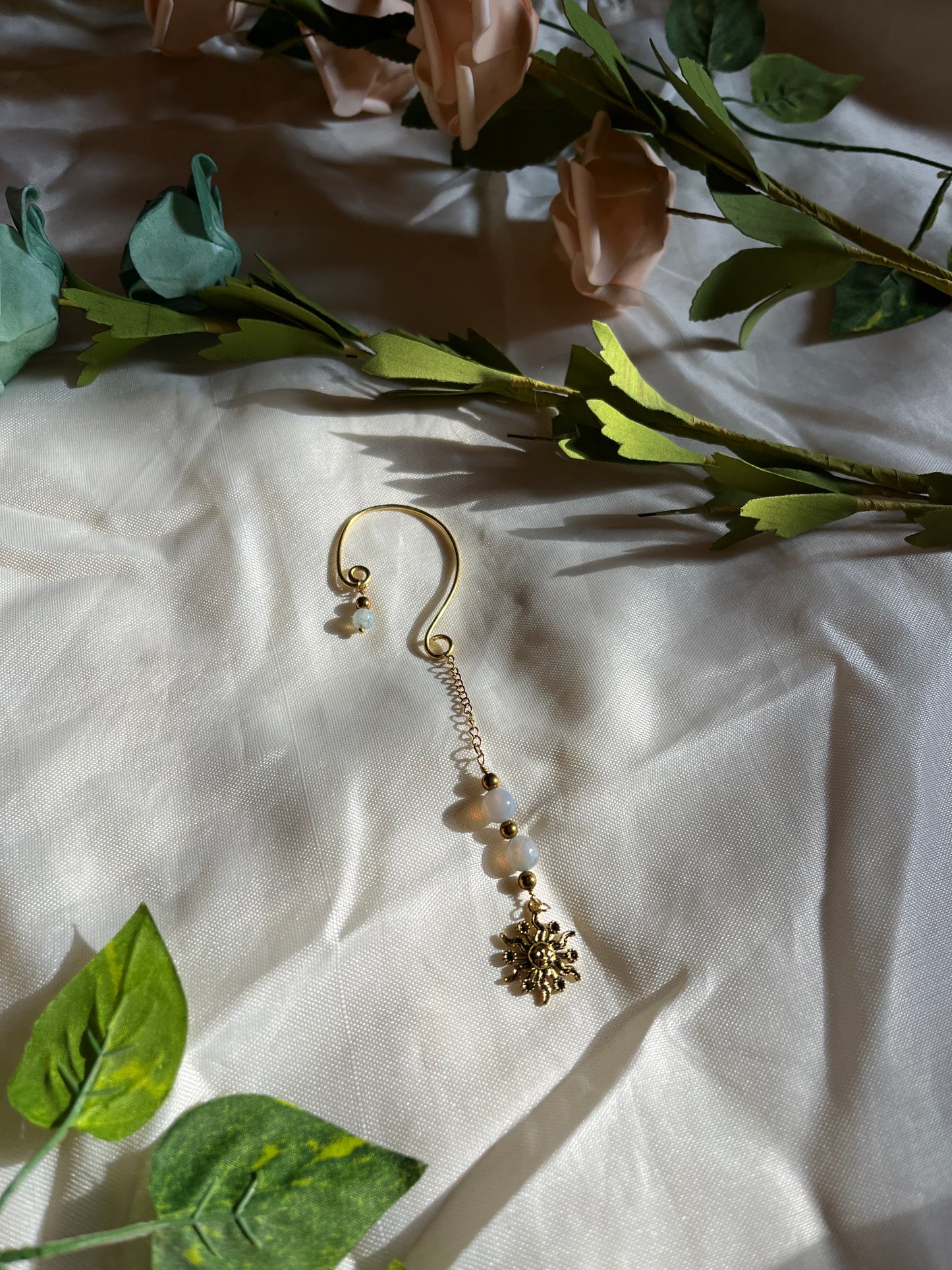 Single sun ear cuff.