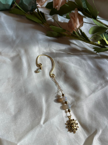 Single sun ear cuff.