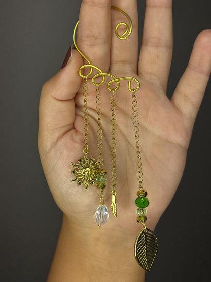 Sunrise ear cuff.