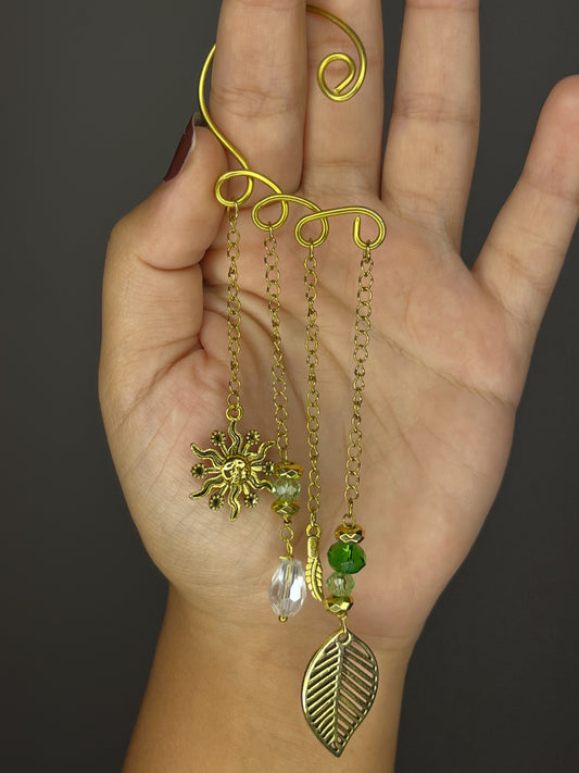 Sunrise ear cuff.