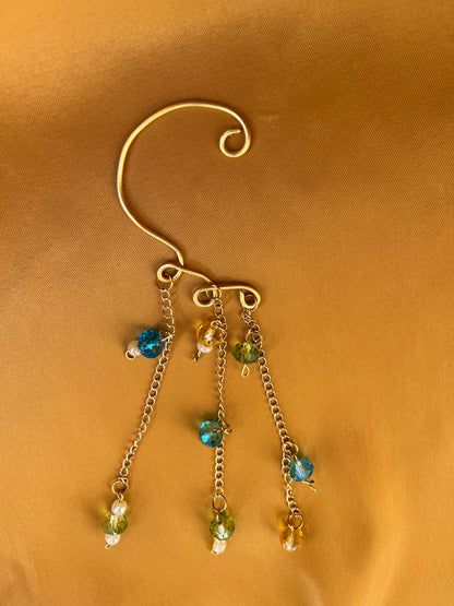 Crystals Ear Cuff.