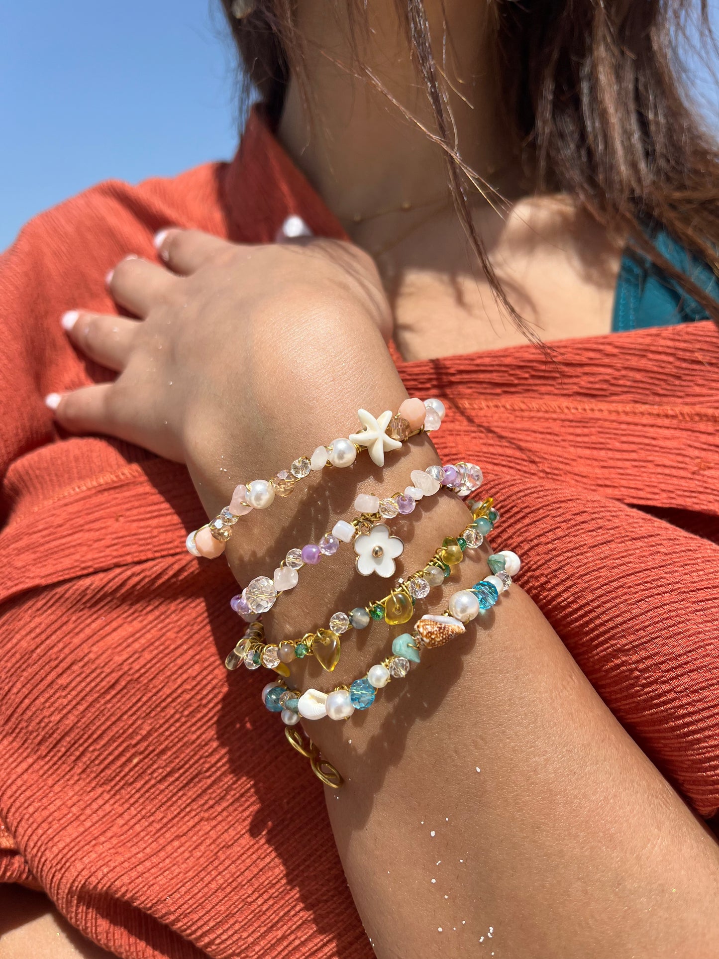 Wrist Cuffs in Colors.