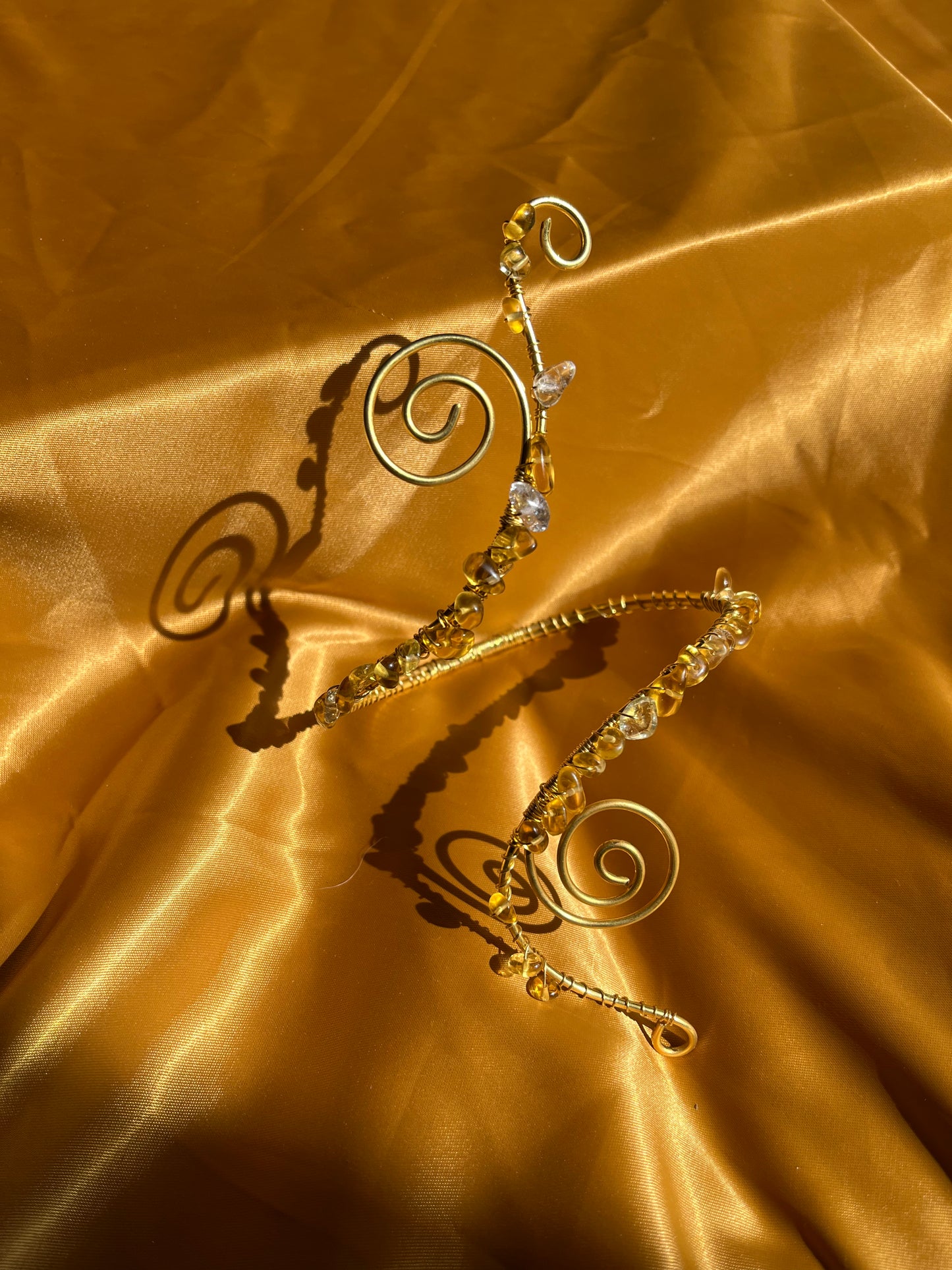 Yellow Gemstone Arm cuff.