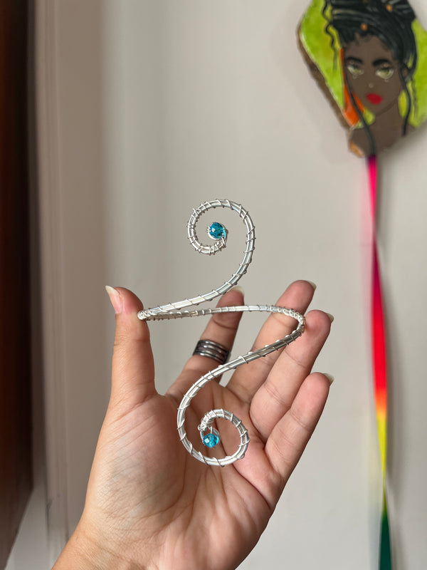 Silver Queen Arm Cuff.