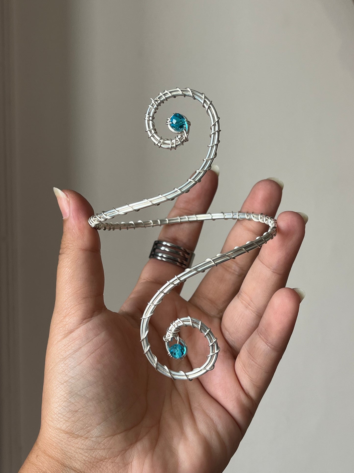 Silver Queen Arm Cuff.