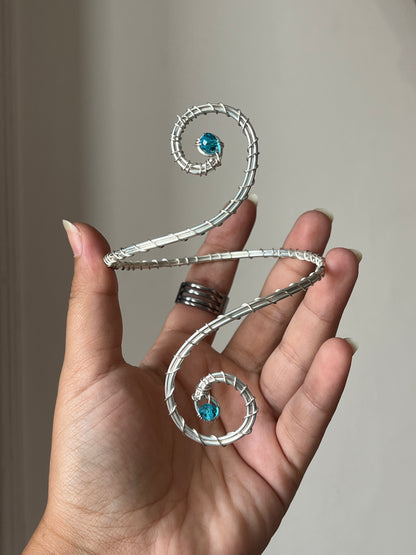 Silver Queen Arm Cuff.