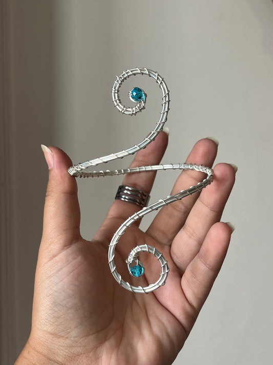 Silver Queen Arm Cuff.