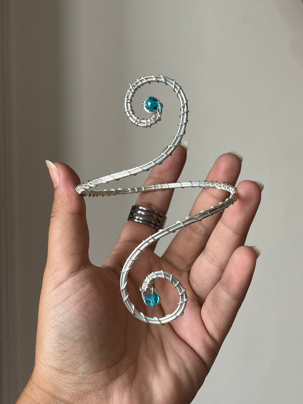 Silver Queen Arm Cuff.