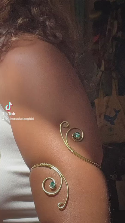 Royal arm cuff.